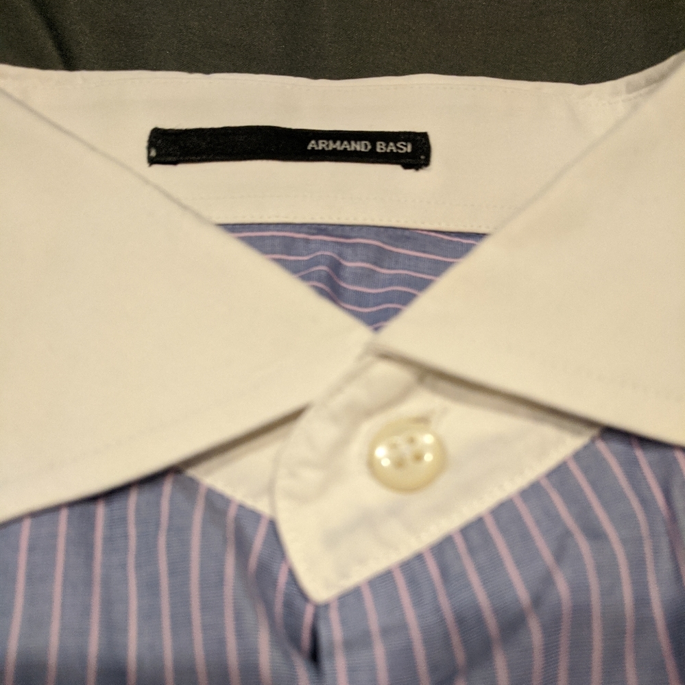 Armand Basi pin striped dress shirt - Picture 2 of 4